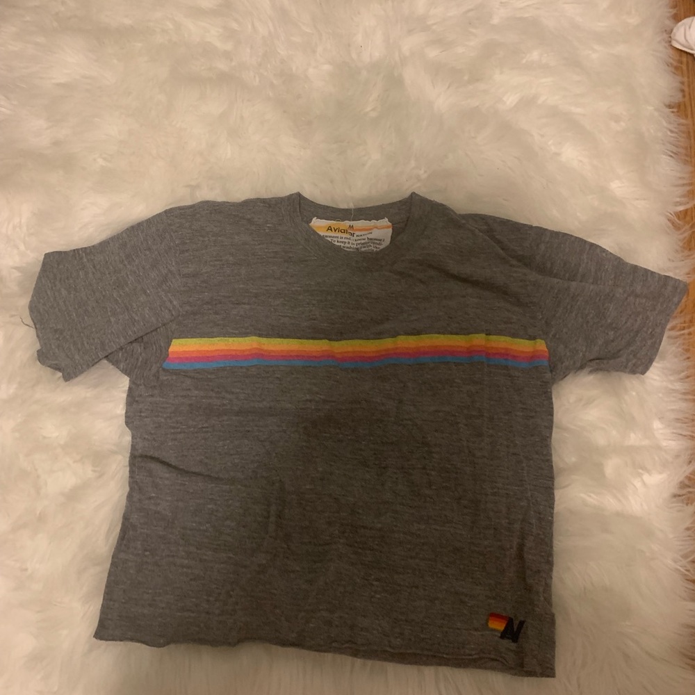 aviator nation rainbow shirt
